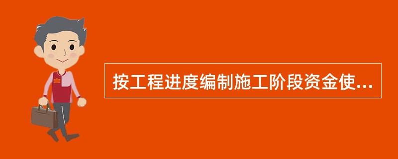 按工程进度编制施工阶段资金使用计划，首要进行的工作是（　）。