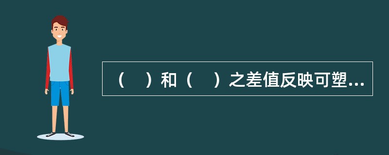 （　）和（　）之差值反映可塑状态下的含水量范围，此值可作为黏性土分类的指标。