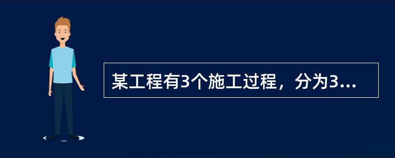 某工程有3个施工过程，分为3个施工段组织流水施工。3个施工过程的流水节拍依次为3.3.4天，5.2.1天和4.5天，则流水施工工期为（　）天。