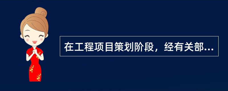 在工程项目策划阶段，经有关部门批准的（　），将作为工程项目决策的重要依据。