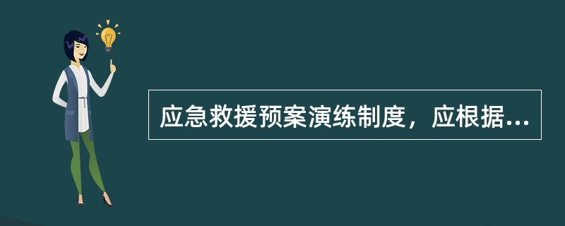 应急救援预案演练制度，应根据实际情况采取实战演练、桌面推演等方式。（）