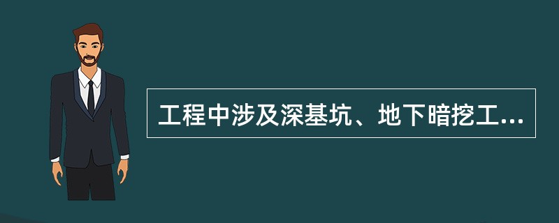 工程中涉及深基坑、地下暗挖工程、高大模板工程的专项施工方案，施工单位还应当组织（）进行论证、审查。