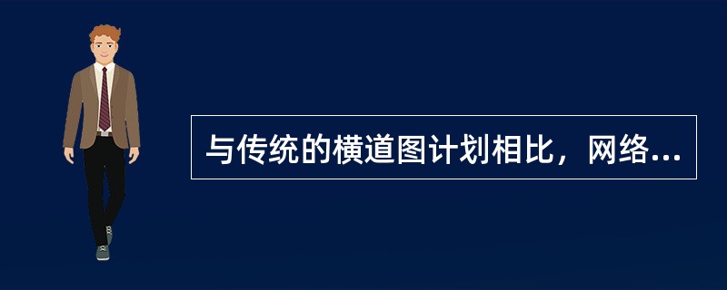 与传统的横道图计划相比，网络计划的优点主要表现在（ ）。