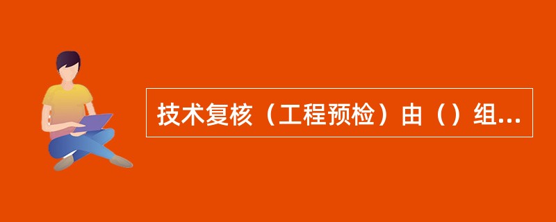 技术复核（工程预检）由（）组织，质量工程师、现场工程师、内业技术工程师、班组长等参加，并做好记录。