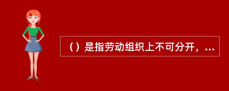 （）是指劳动组织上不可分开，而在技术操作上属于同一类的施工过程。