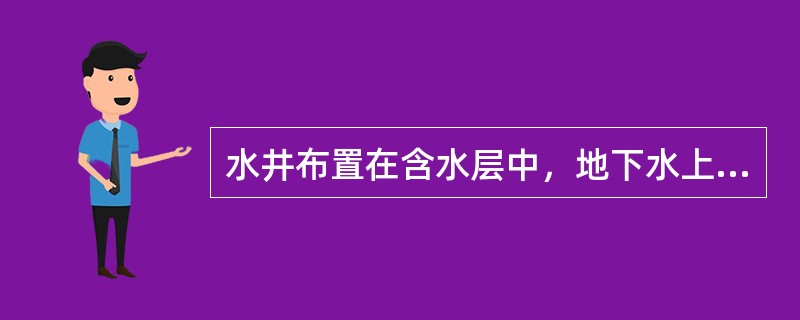 水井布置在含水层中，地下水上部为不透水层，水井底到达下部不透水层，该水井应称之为（）