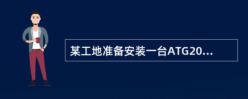 某工地准备安装一台ATG20塔机，此塔机无顶升系统，安装靠拔杆和自身起升卷扬系统完成。项目经理将安装任务承包给了本公司架子工班张某，张某组织了4个同乡打工人员开始安装。张某站在地面指挥，其余4人在塔机