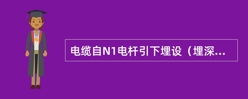 电缆自N1电杆引下埋设（埋深0.8m）至Ⅱ号厂房N1动力箱，动力箱为XL（F）-15-0042，高2.7m，宽0.5m，已知电缆备用长为2.28m，箱距地面高为0.6m，则电缆埋设的工程量为（）m。