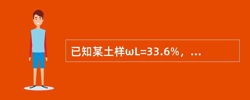 已知某土样ωL=33.6%，ωP=16.5%，e=1，则该土的名称为（）