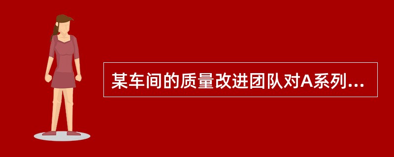 某车间的质量改进团队对A系列产品的不合格品项目进行改进时做以下工作:团队成员通过“质量改进”的培训后认为解决A系列产品的不合格品项目的质量改进应通过（　　）。