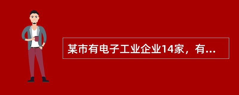 某市有电子工业企业14家，有企业的设备能力x（KW／人）与劳动生产率y（千元/人）的统计数据，其部分中间结果如表1所示。<br /><p>表1<br /><i