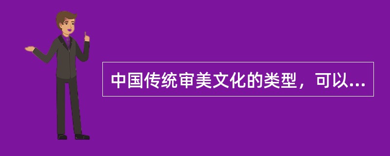中国传统审美文化的类型，可以分为（）、（）和（）。