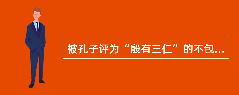 被孔子评为“殷有三仁”的不包括（）