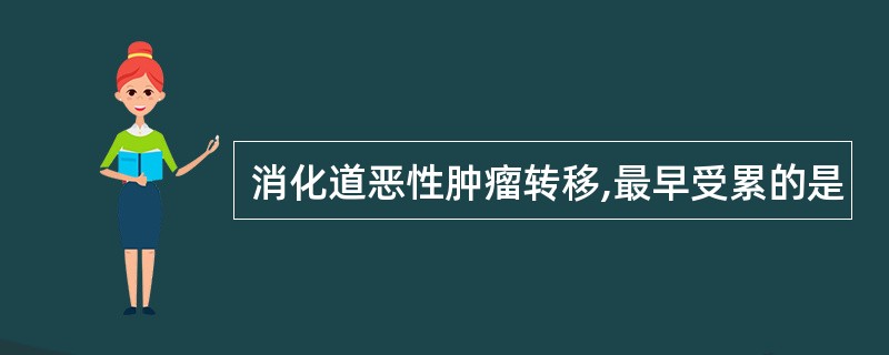 消化道恶性肿瘤转移,最早受累的是