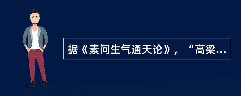 据《素问生气通天论》，“高梁之变”可酿生（）