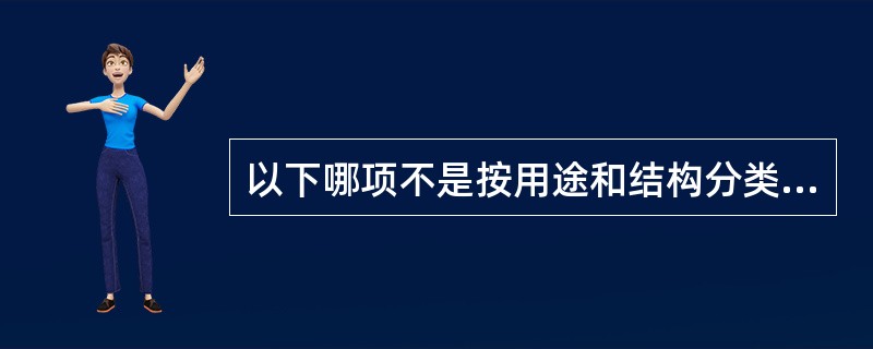 以下哪项不是按用途和结构分类的帐户( )。