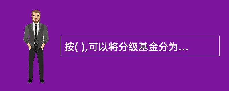 按( ),可以将分级基金分为封闭式分级基金与开放式分级基金。A、运作方式B、投资