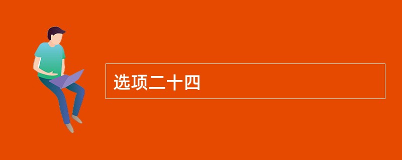 选项二十四