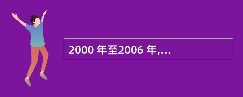 2000 年至2006 年,中央已累计投入1300 亿元用于退耕还林工程。中央不