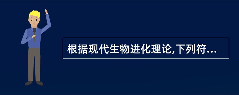 根据现代生物进化理论,下列符合种群概念的是 ( )