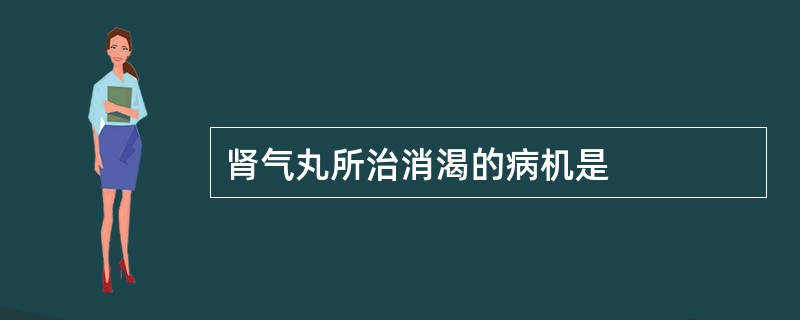 肾气丸所治消渴的病机是