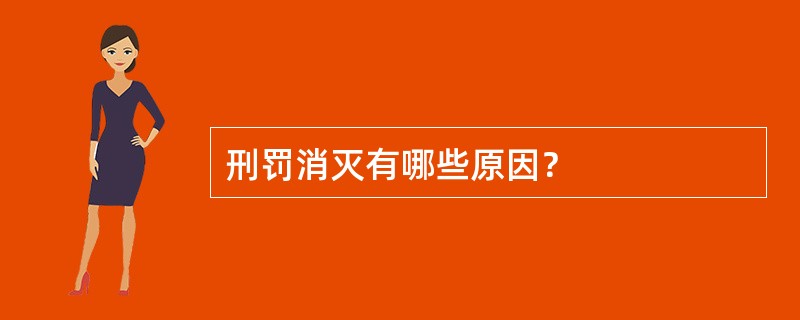 刑罚消灭有哪些原因？