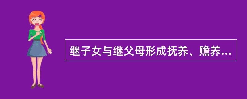 继子女与继父母形成抚养、赡养关系以后，有权继承（）遗产。