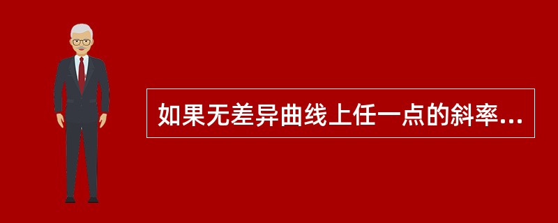 如果无差异曲线上任一点的斜率为－1／4，这意味着消费者愿意放弃（）个单位X而获得