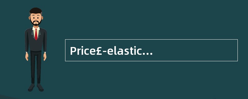 Price£elastic demand 有价格弹性的需求(或有弹性的需求) Price£elastic demand 有价格弹性的需求(或有弹性的需求)