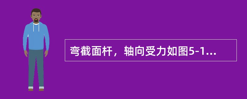 弯截面杆，轴向受力如图5-1-1所示，杆的最大轴力是（　　）kN。[2010年真题]<br /><img border="0" style="width