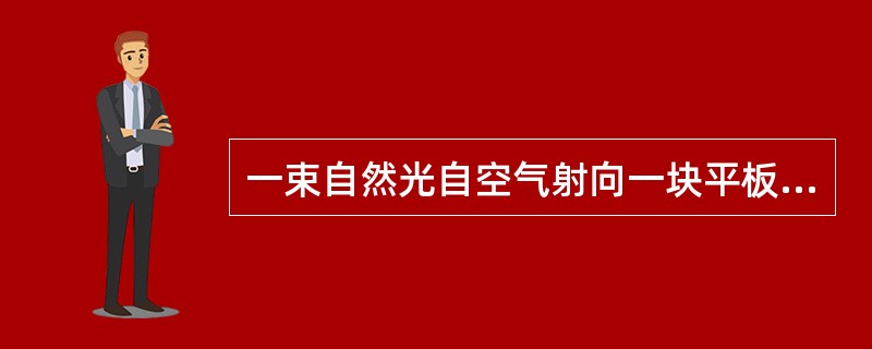 一束自然光自空气射向一块平板玻璃，设入射角等于布儒斯特角，则反射光为（　　）。[2012年真题]