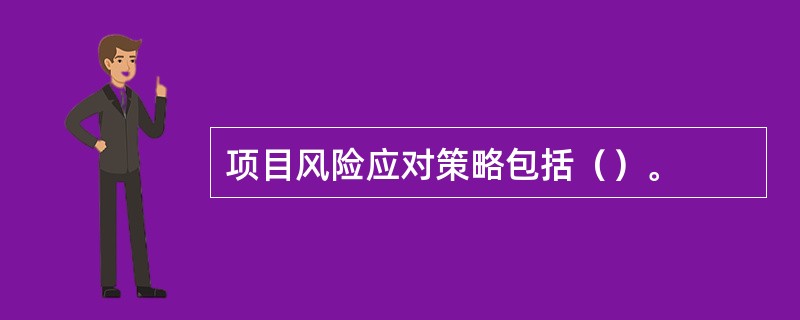 项目风险应对策略包括（）。