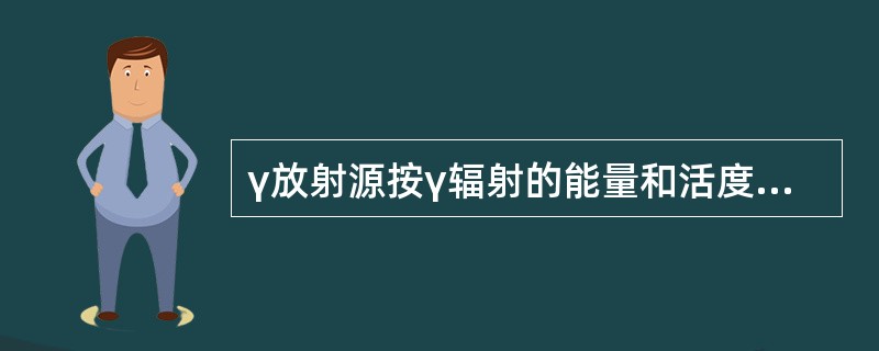 γ放射源按γ辐射的能量和活度可分为三类，下列选项中，属于中等活度γ放射源的是（）。