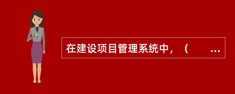 在建设项目管理系统中，（　　）承担的任务为设计和施工或者设计、施工和采购。