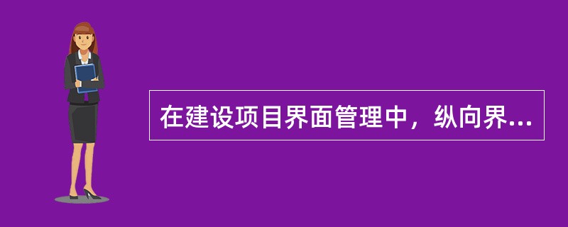 在建设项目界面管理中，纵向界面的管理方法有（　　）。[2009年真题]