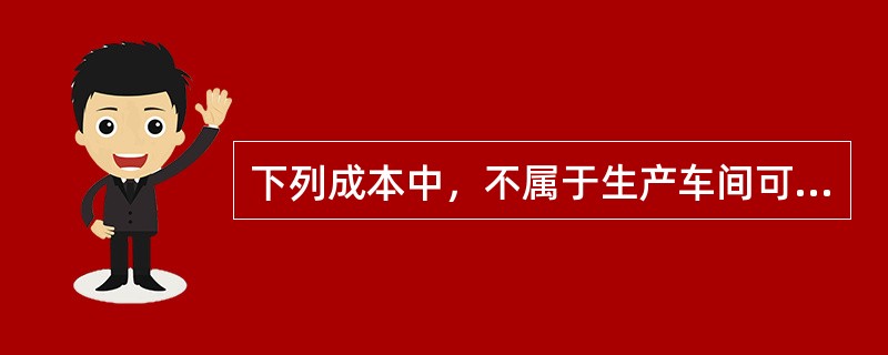 下列成本中，不属于生产车间可控成本的有（  ）。