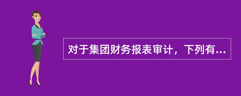 对于集团财务报表审计，下列有关集团项目组参与重要组成部分审计工作的说法中，错误的是（　　）。