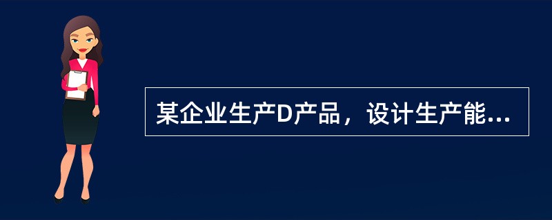 某企业生产D产品，设计生产能力为20000件，按照企业正常的市场销量，公司计划生产15000件，预计单位产品的变动制造成本为150元，计划期的固定制造成本总额为280000元，该产品适用的消费税税率为