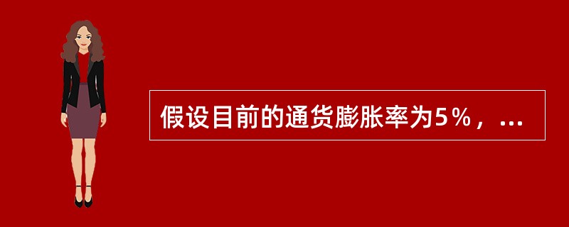 假设目前的通货膨胀率为5％，银行存款的实际利率为3％，则名义利率为8％。（　）
