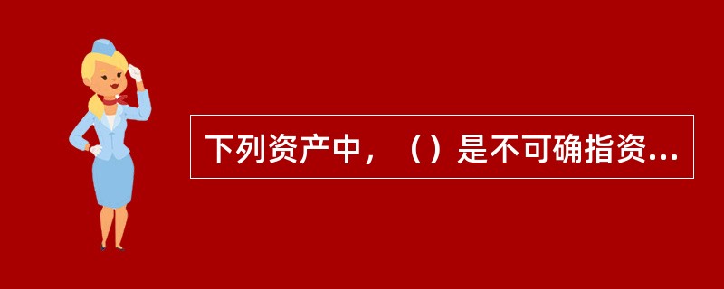 下列资产中，（）是不可确指资产。</p>