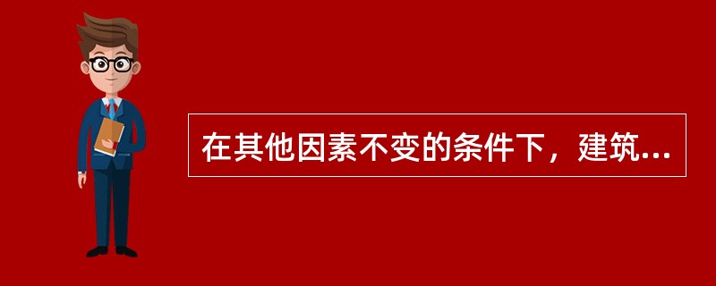 在其他因素不变的条件下，建筑工人工资提高将导致新建房屋（）。