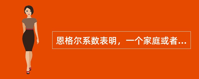 恩格尔系数表明，一个家庭或者一个国家的恩格尔系数越高，这个家庭或国家的收入水平就越低；反之，恩格尔系数越低，这个家庭或国家的收入水平就越高。（　　）[2009年真题]