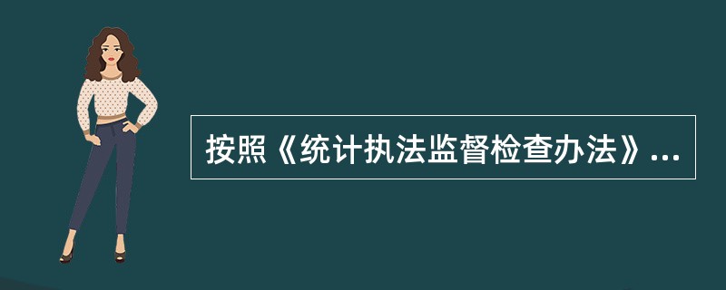 按照《统计执法监督检查办法》，统计执法检查人员是指（　　）。[2015年中级真题]