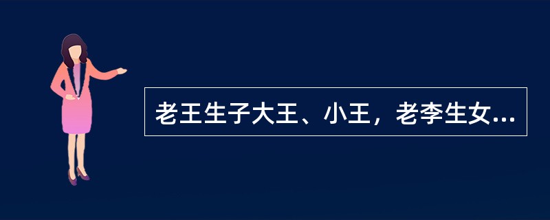 老王生子大王、小王，老李生女小李。小王与小李结婚，生子王小李。按照老王的遗嘱，大王、小王各继承了老王遗产的二分之一。现小王死亡。经查，小王未订立遗嘱。如果在小王的遗产分割前，小李也死亡，下列表述中，正