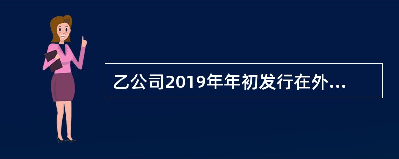 乙公司2019年年初发行在外普通股为1000万股，2019年4月1日新发行120万股，11月1日回购240万股，2019年实现净利润2000万元，经公司股东大会决议，2019年5月1日以截止2018年