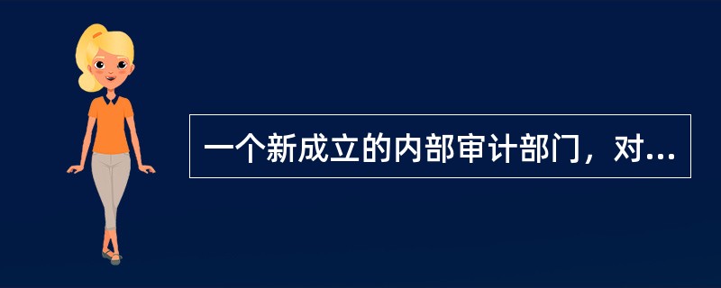 一个新成立的内部审计部门，对组织进行初步的风险评估，发现组织并没有风险管理过程。下列哪个是根据国际内部审计师协会的专业实务框架做出的适当反应？