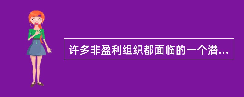 许多非盈利组织都面临的一个潜在问题是，公众对其基金的使用情况表示怀疑。例如：一些基金并非用于真正的科研项目上，而是给组织的主管人员提供奢华的生活，或者支持其政治活动。下面哪一个控制程序最不能有效地解决