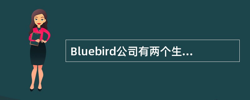 Bluebird公司有两个生产部门（P1和P2）和两个服务部门（S1和S2）。当期的期间成本和每个部门使用的服务如下分解：<br /><img border="0"