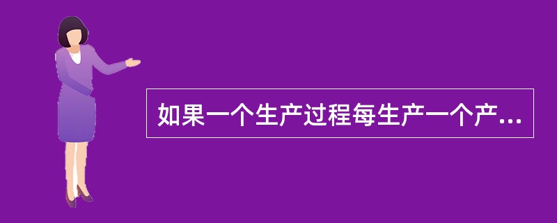 如果一个生产过程每生产一个产品消耗8磅的直接材料，每磅的价格是＄50(实际成本是7.50磅，每磅＄2)；消耗0.5直接人工小时，每小时＄10(实际成本是0.6小时，每小时＄10)；工厂的间接费用是每直