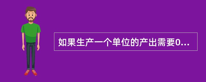 如果生产一个单位的产出需要0.7个人工小时的输入，人工小时成本是＄27/小时，那么标准人工成本将是？